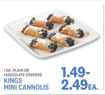 Kings Food Markets Kings mini cannolis offer