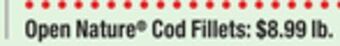 ACME Open nature® cod fillets offer