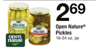 ACME Open nature® pickles offer
