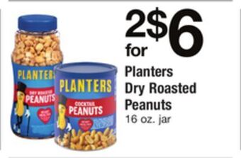 ACME Planters dry roasted peanuts offer