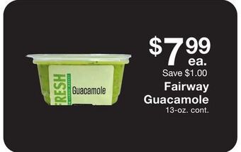 Fairway Store Market Fairway guacamole offer