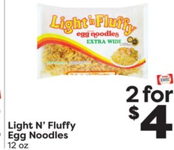 Weis Markets Light n' fluffy egg noodles offer