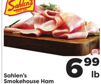 Weis Markets Sahlen's smokehouse ham offer
