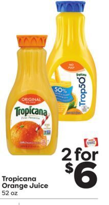 Weis Markets Tropicana orange juice offer