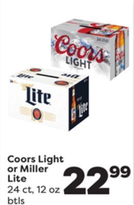 Weis Markets Coors light or miller lite offer