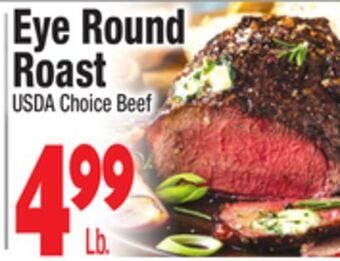 King Kullen Eye round roast offer