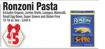 King Kullen Ronzoni pasta offer