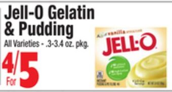 King Kullen Jell-o gelatin & pudding offer