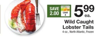 The Fresh Grocer Wild caught lobster tails offer