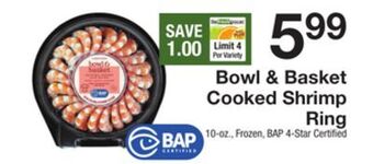 The Fresh Grocer Cooked shrimp ring offer
