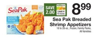 The Fresh Grocer Breaded shrimp appetizers offer