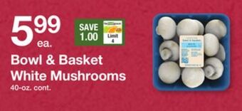 The Fresh Grocer White mushrooms offer