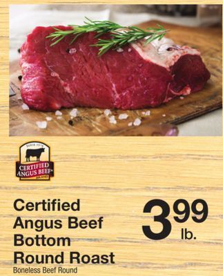 The Fresh Grocer Bottom round roast offer