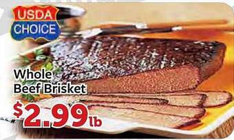 Fareway Whole beef brisket offer