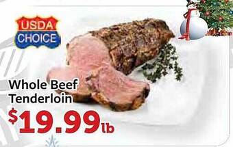 Fareway Whole beef tenderloin offer