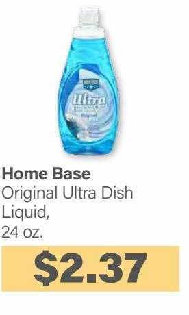Commissary Home base original ultra dish liquid offer