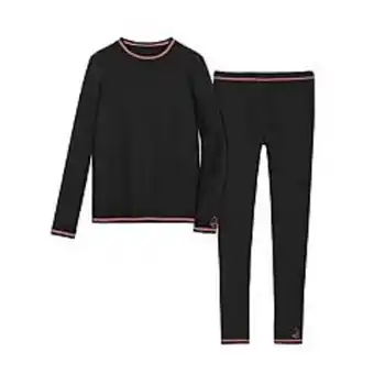 Kohl's Girls 4-16 cuddl duds® comfortech stretch poly long sleeve top and pants base layer set offer