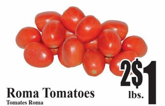 Baja Ranch Roma Tomatoes offer