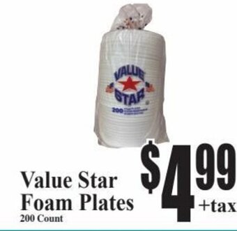 Baja Ranch Value Star Foam Plates offer