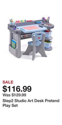 Kohl's Step2 studio art desk pretend play set offer