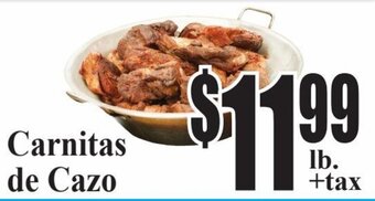 Baja Ranch Carnitas de Cazo offer