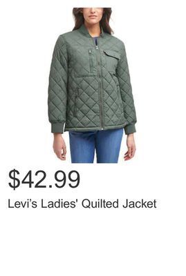 Costco Levi's ladies' quilted jacket offer