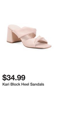 TJ Maxx Kari block heel sandals offer