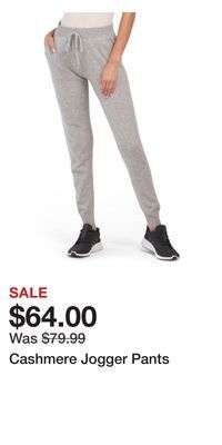 TJ Maxx Cashmere jogger pants offer