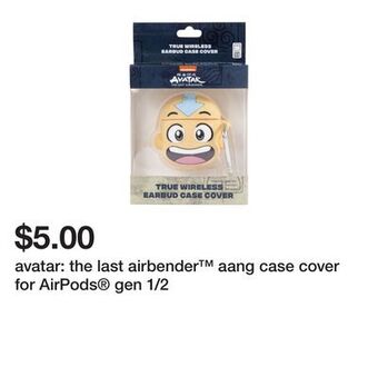 Five Below Avatar: the last airbender™ aang case cover for airpods® gen 1/2 offer
