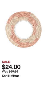 TJ Maxx Kahlil mirror offer