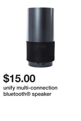 Five Below Unify multi-connection bluetooth® speaker offer