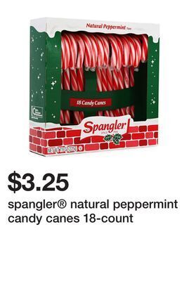 Five Below Spangler® natural peppermint candy canes 18-count offer
