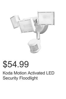 Costco Koda motion activated led security floodlight offer