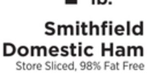 ShopRite Domestic ham offer