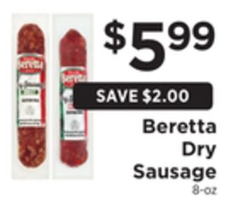 ShopRite Dry sausage offer