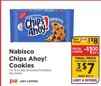 ShopRite Chips ahoy! cookies offer