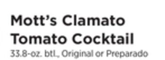 ShopRite Clamato tomato cocktail offer