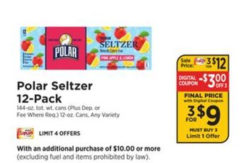 ShopRite Seltzer 12-pack offer