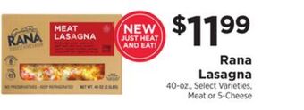 ShopRite Lasagna offer