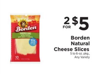 ShopRite Natural cheese slices offer