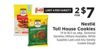 ShopRite Toll house cookies offer