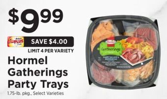 ShopRite Gatherings party trays offer