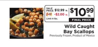 ShopRite Wild caught bay scallops offer