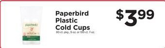 ShopRite Plastic cold cups offer