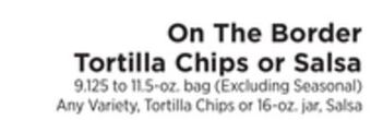 ShopRite Tortilla chips or salsa offer