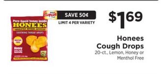 ShopRite Cough drops offer