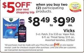ShopRite Vicks offer