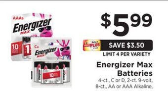 ShopRite Max batteries offer