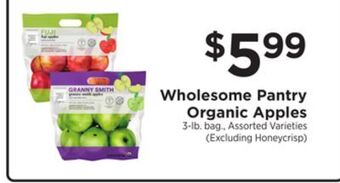 ShopRite Organic apples offer