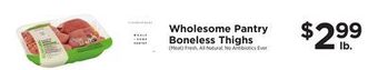 ShopRite Boneless thighs offer
